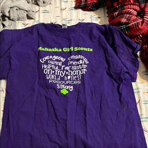 Purple Girl Scouts Kids T-Shirt